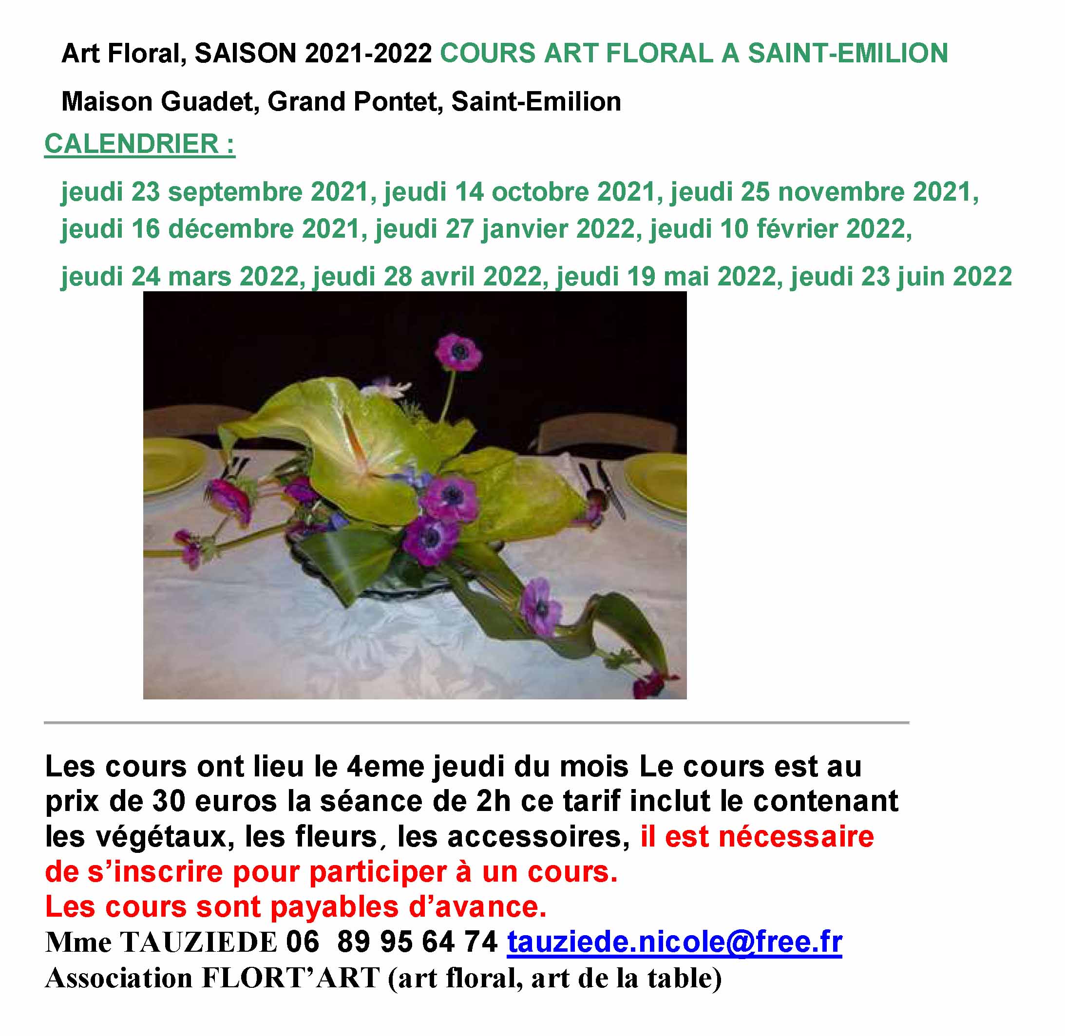 Cours dart floral 2021 2022 copie